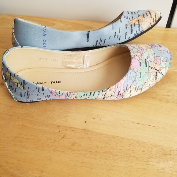Map flats Modcloth x TUK - Picture 4 of 6